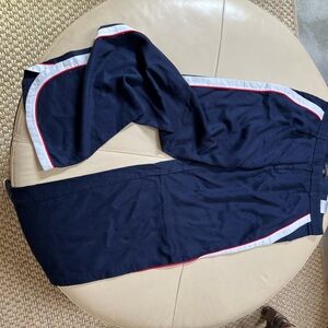 Sz. 10 Tall (35” inseam) Banana Republic sport multi stripe amazing dress pants